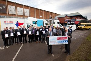 Local commercial fleet operators at West Yorkshire ECO Stars launch